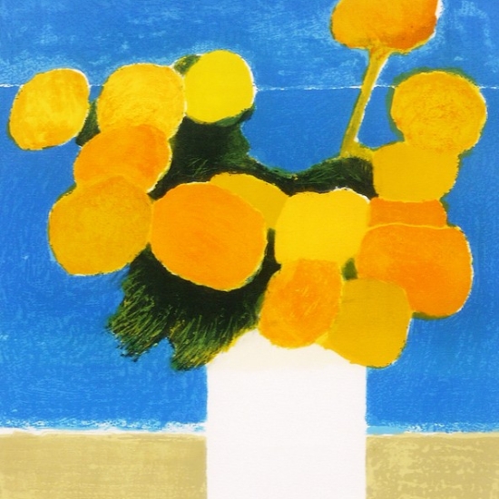 ベルナール・カトランの絵画作品　タイトルは、INDIAN ROSES